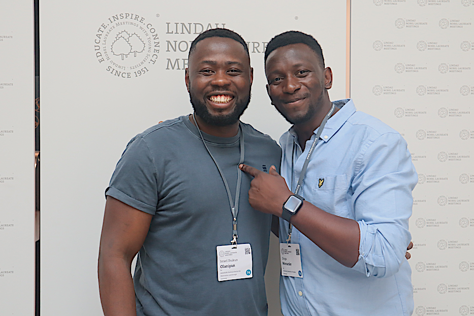 Dinga Wonanke and Ibukun at Lindau