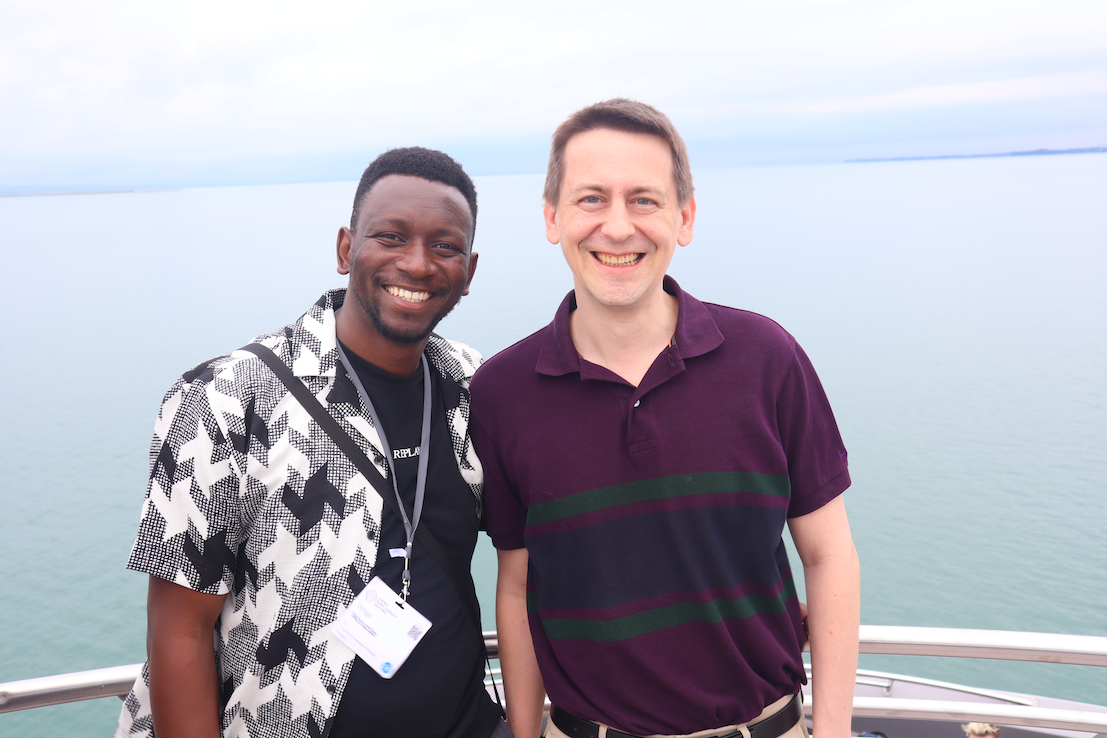 Dinga Wonanke and John Jumper at Lindau